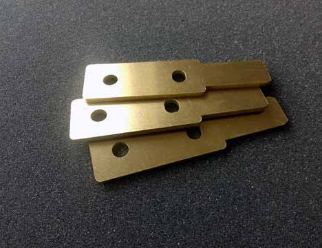 Laserteile aus 3mm Messing