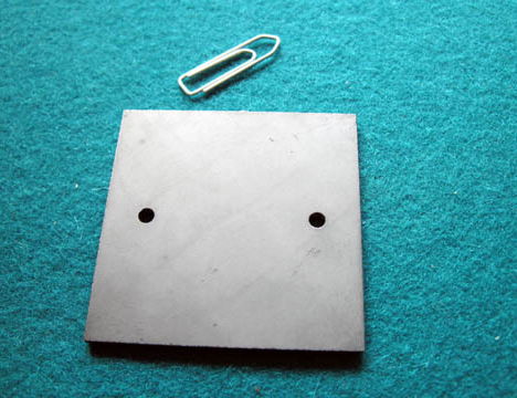 Laserschneiden einer Borcarbid Platte