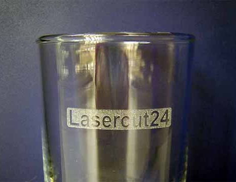 Lasergravur Glas 02