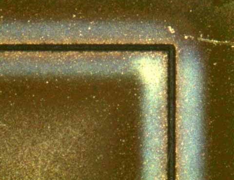 Laserabtragen von Gold Oberflächen