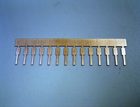 Laserschneiden von Leadframes aus Kupfer und Messing 04