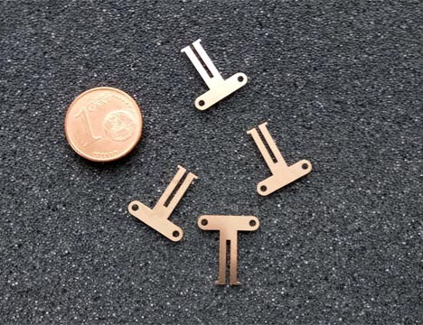 Lasercut CuSn6 Feder