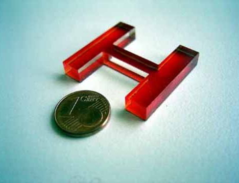 Lasercut von Laserteilen aus Acrylglas