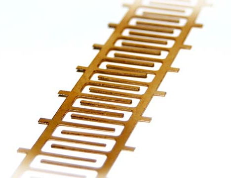 Laserschneiden von Leadframes aus Kupfer und Messing 01