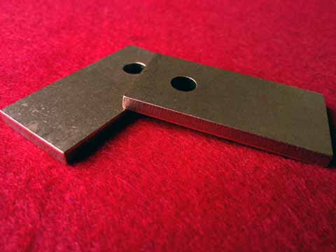 Lasercut von 4mm Stromschienen aus Kupfer